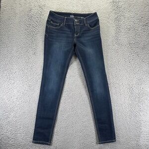 Soho Jeans Women's 6 Blue Cotton Denim Jegging Skinny Leg Faded Workwear Stretch